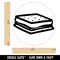 S'mores Graham Cracker Chocolate Marshmallow Campfire Snack Rubber Stamp for Stamping Crafting Planners